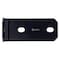 Hampton Hampton 6.8 in. H X 3 in. W X 3/16 in. D Black Steel Inside/Outside Corner Brace 02-3405-327 - alternate 4